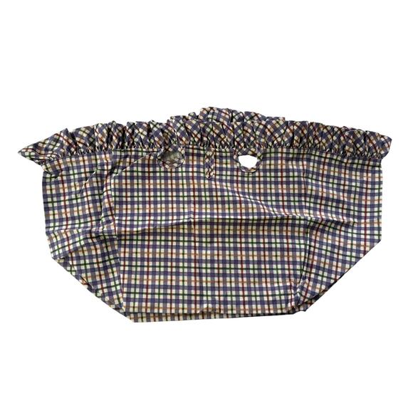 Longaberger Liner in Blueberry Plaid - for a Large Picnic Basket Liner Only NEW - Picture 5 of 8